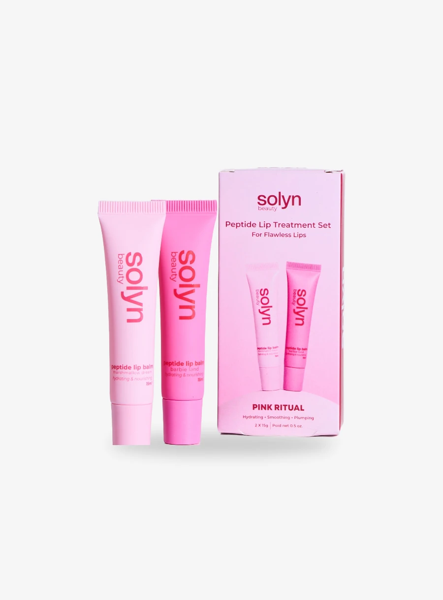 Solyn The Duo Set, two 15 ml lip butter balm tubes with box