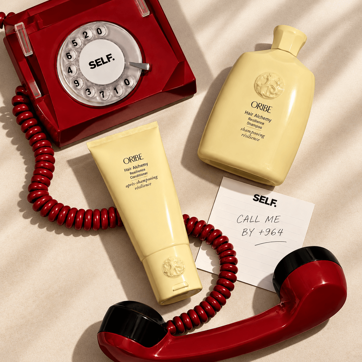 Oribe Hair Alchemy Resilience shampoo and conditioner