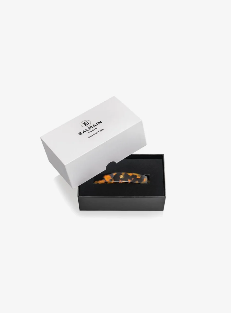 Balmain Hair Barrette pour Cheveux Medium Tortoise – with box