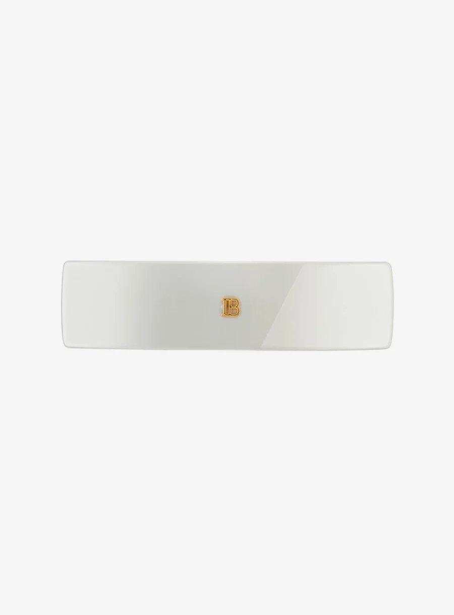 Balmain Hair Barrette pour Cheveux Large White – view 2