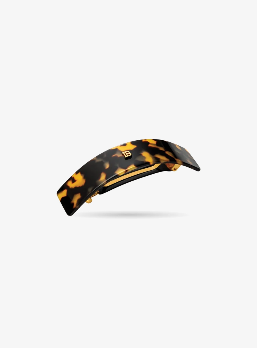 Balmain Hair Barrette pour Cheveux Large Tortoise hair barrette