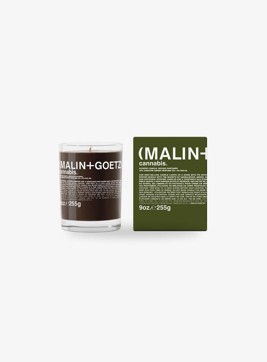 MALIN+GOETZ Cannabis Candle 9 oz glass