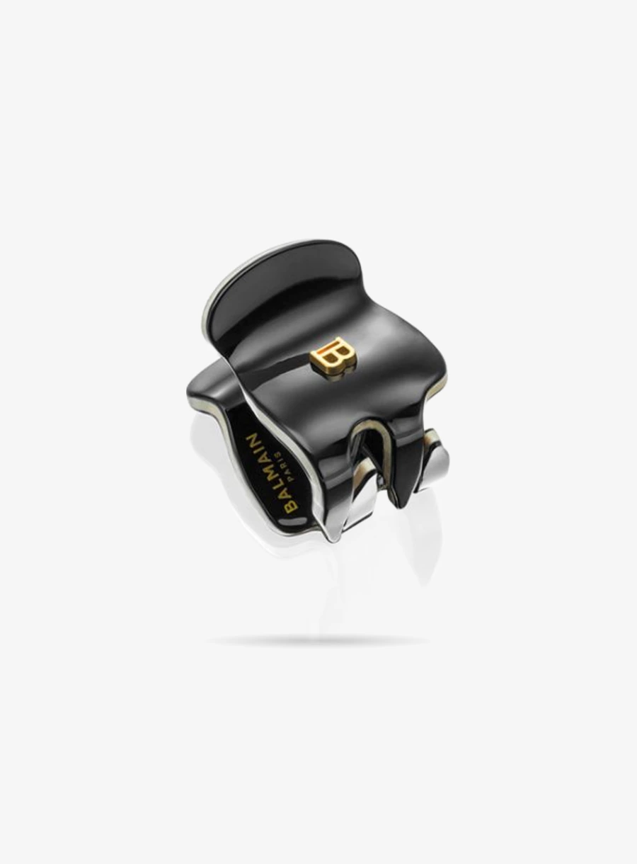 Balmain Hair Pince à Cheveux Extra Small Black/White