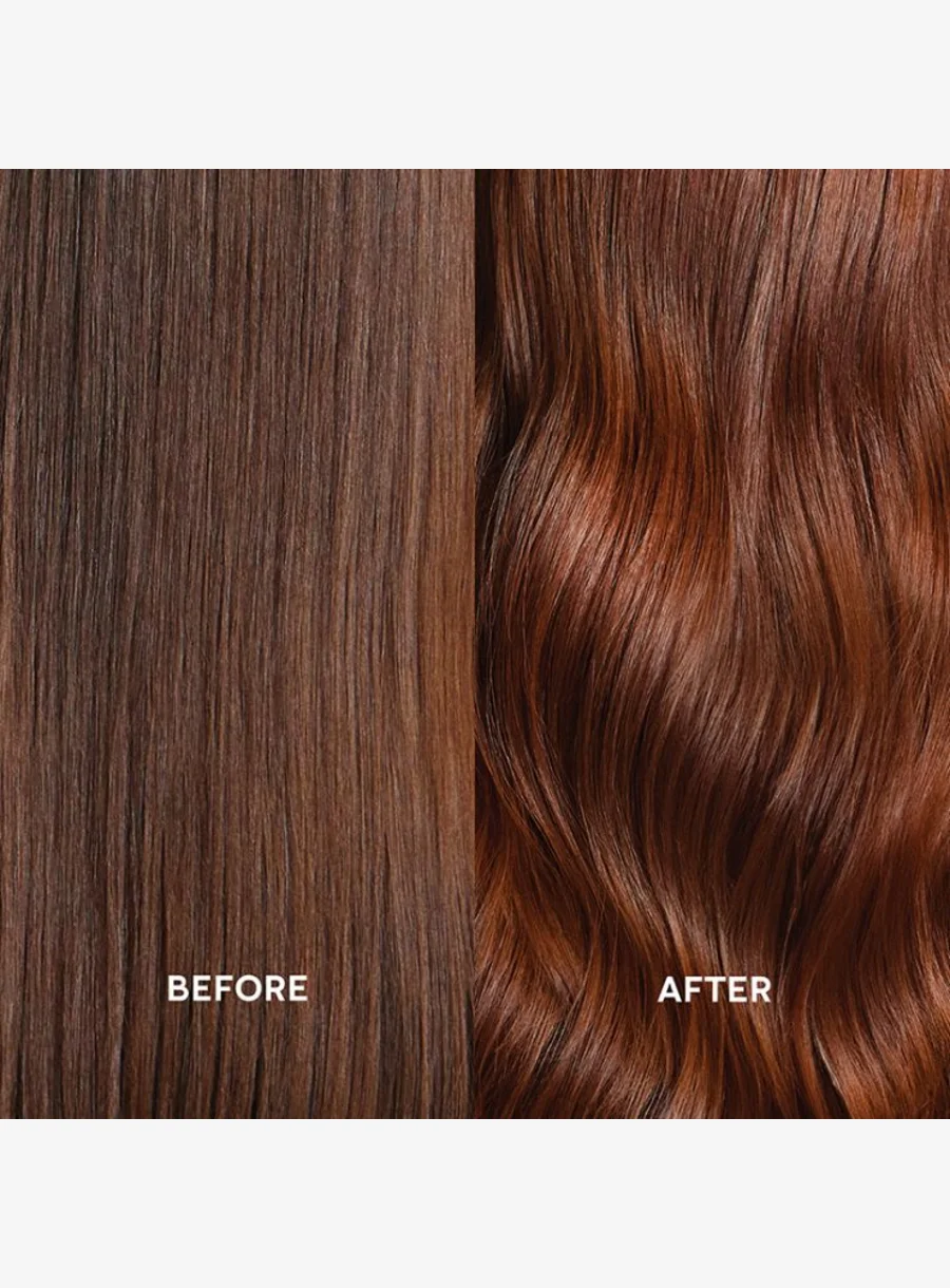 Balmain Hair Illuminating Colour Mask Copper – before and after