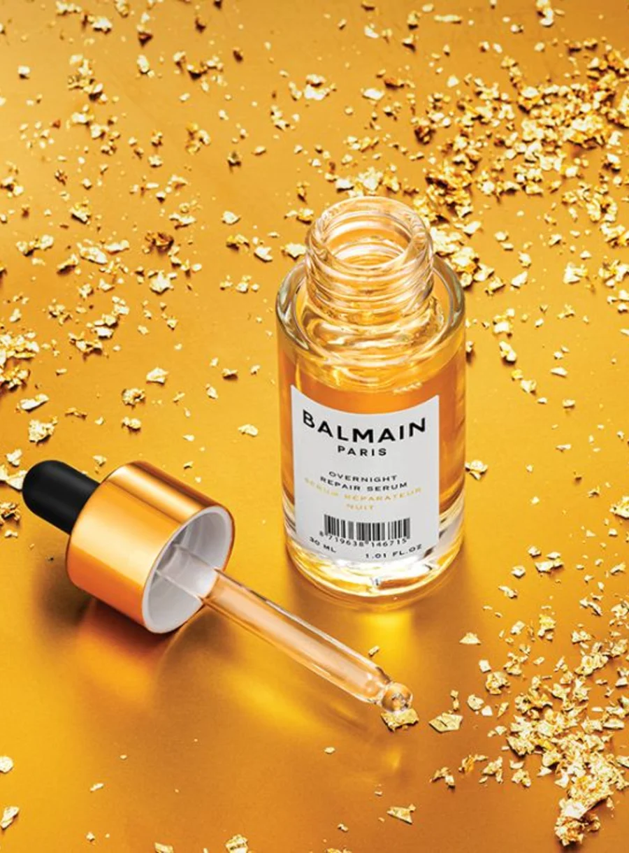 Balmain Hair Overnight Repair Serum – in use
