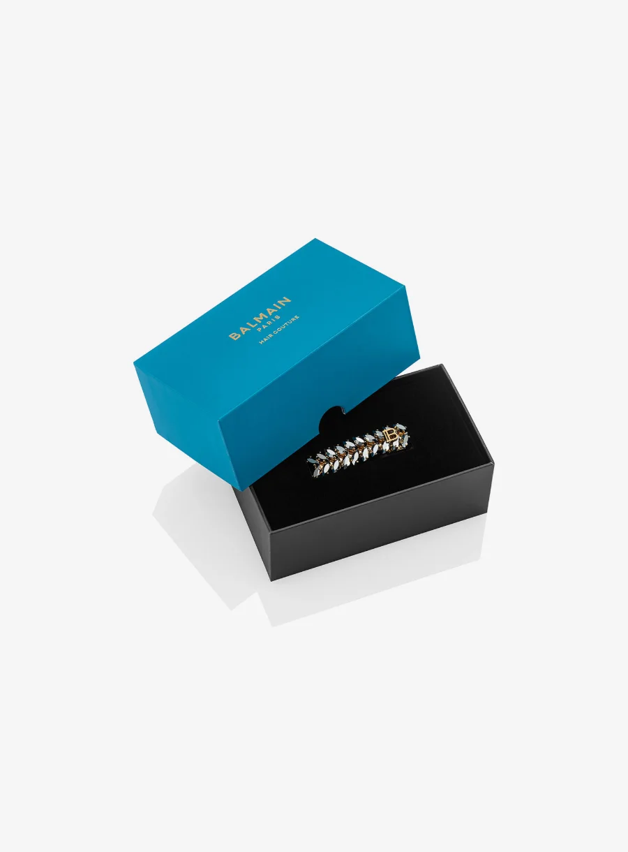 Balmain Hair Limited Edition Midnight Black Clip – with box
