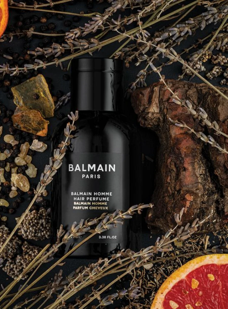 Balmain Hair Homme Hair Perfume – in use