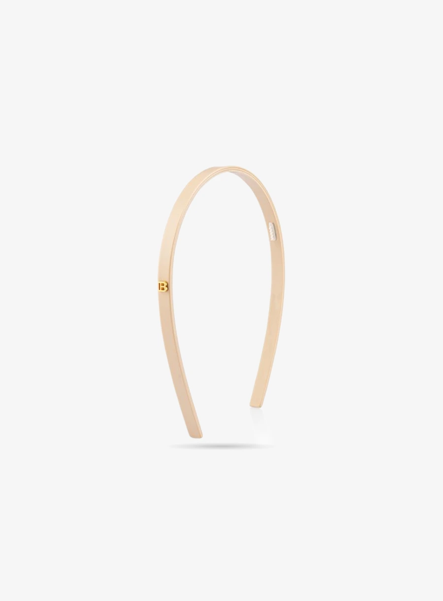 Balmain Hair Limited Edition Acetate Headband Small Beige