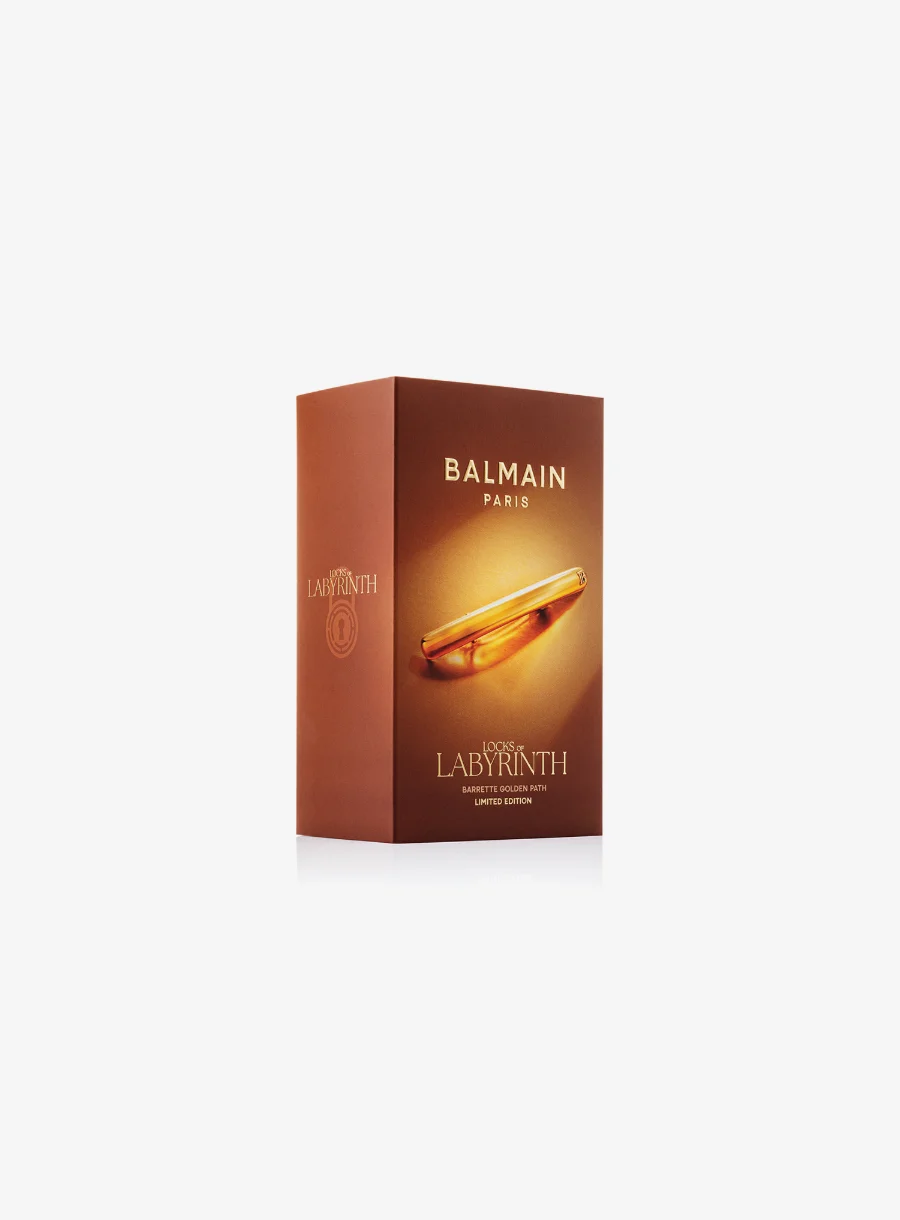 Balmain Hair Limited Edition Barrette Gold – with box