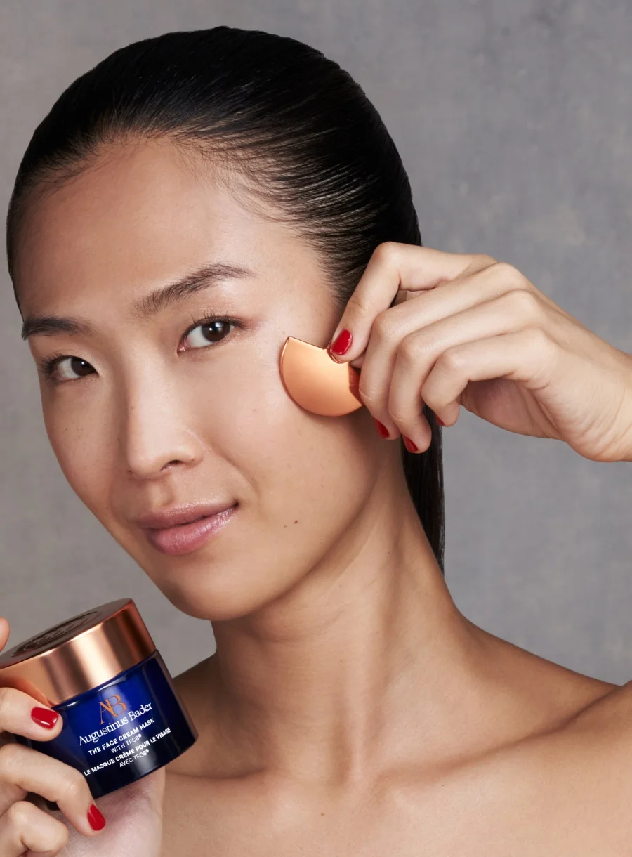 Augustinus Bader The Face Cream Mask – in use