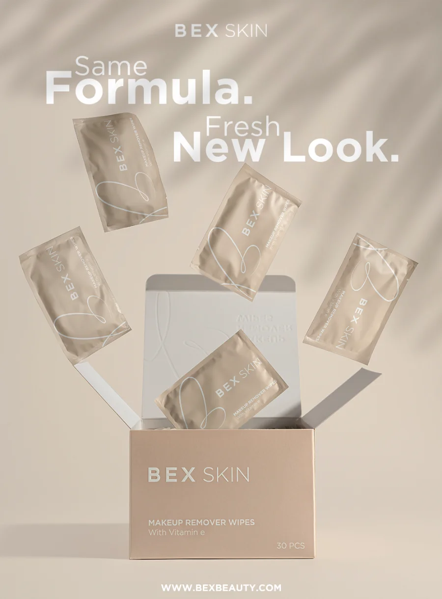 Bex Beauty Makeup Remover Wipes – in use