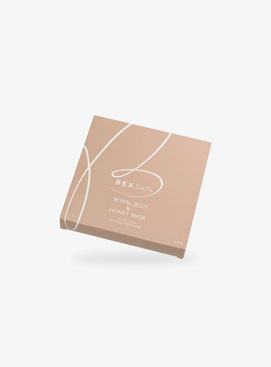 Bex Beauty Royal Jelly & Honey Mask box of 5 sheet masks