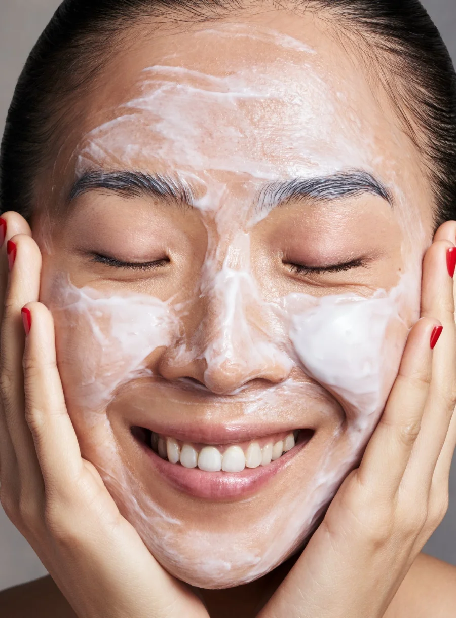 Augustinus Bader The Face Cream Mask – in use