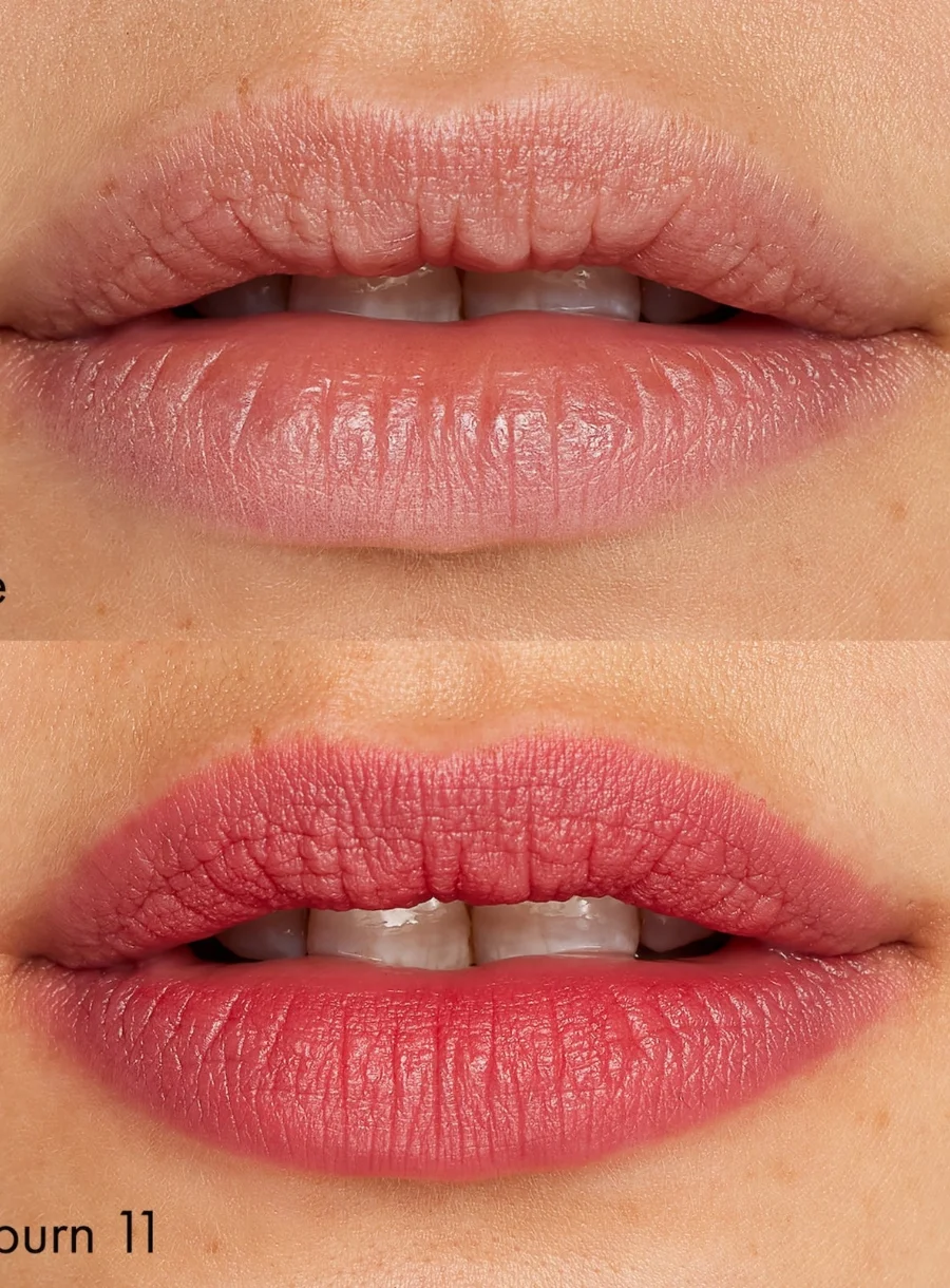 Simihaze Beauty Velvet Blur Mini Lipstick Balm – in use