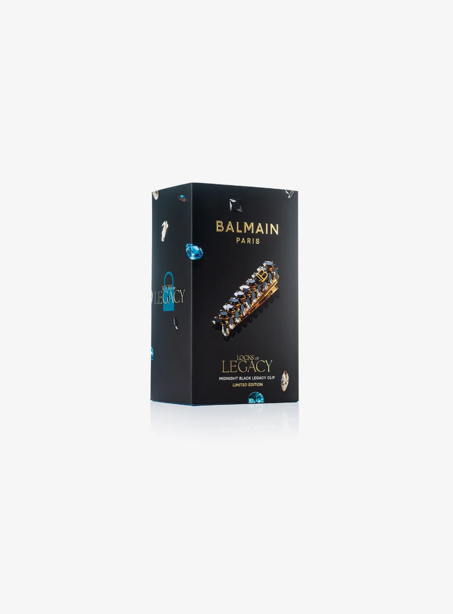 Balmain Hair Limited Edition Midnight Black Clip – with box