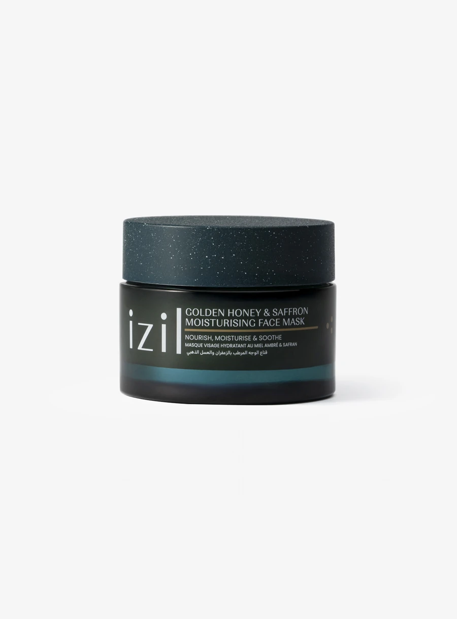 izil Golden Honey Saffron Moisturising Face Mask 60 ml tube