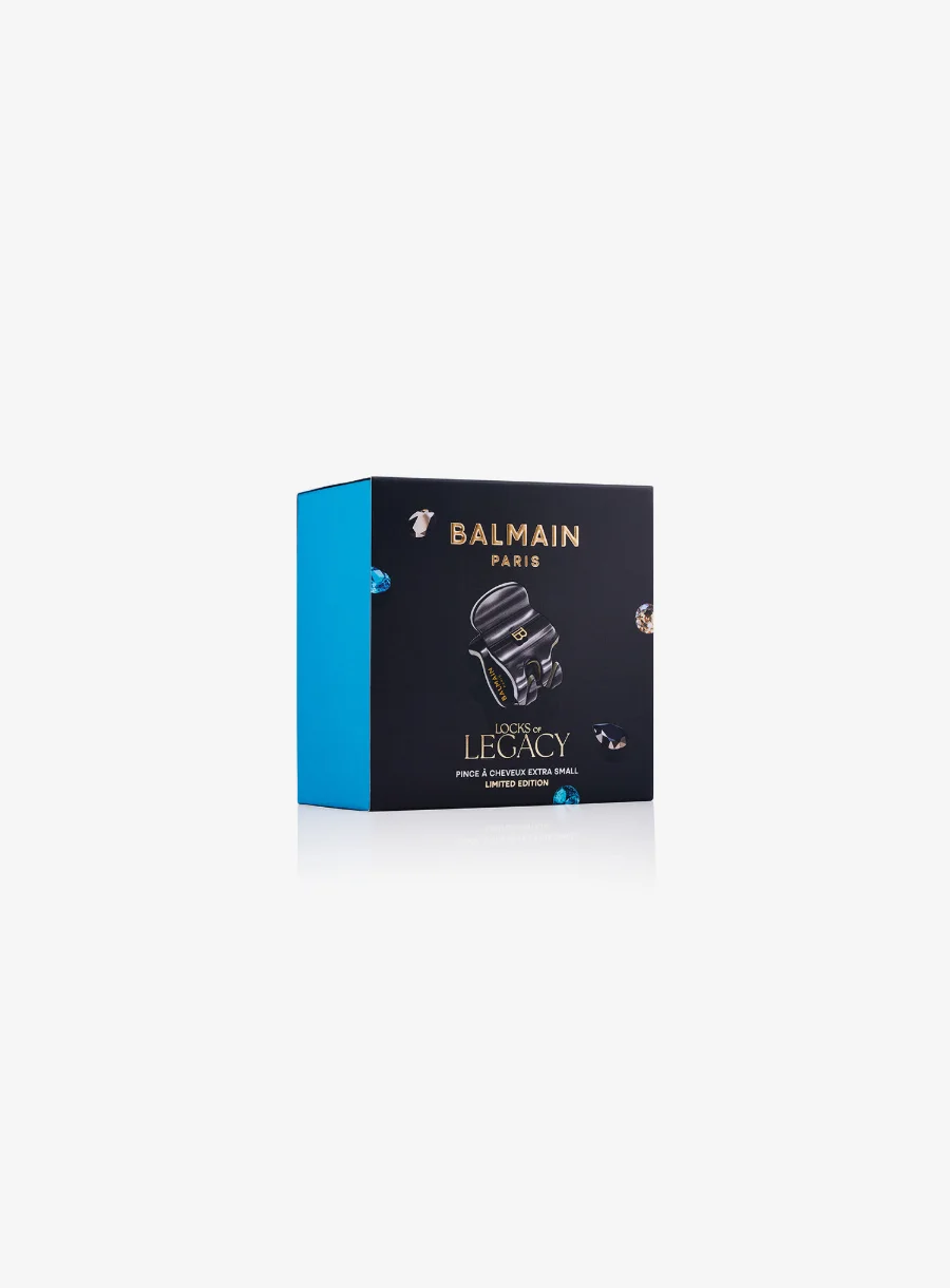 Balmain Hair Pinces à Cheveux XS Midnight Black – with box