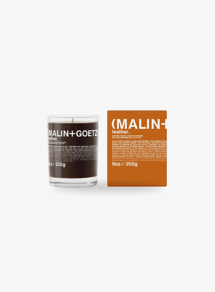 MALIN+GOETZ Leather Candle 9 oz glass