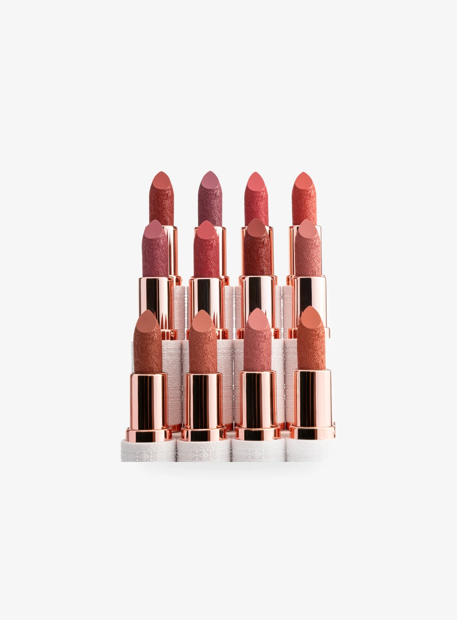 Bex Beauty Sakura Lipstick in its case
