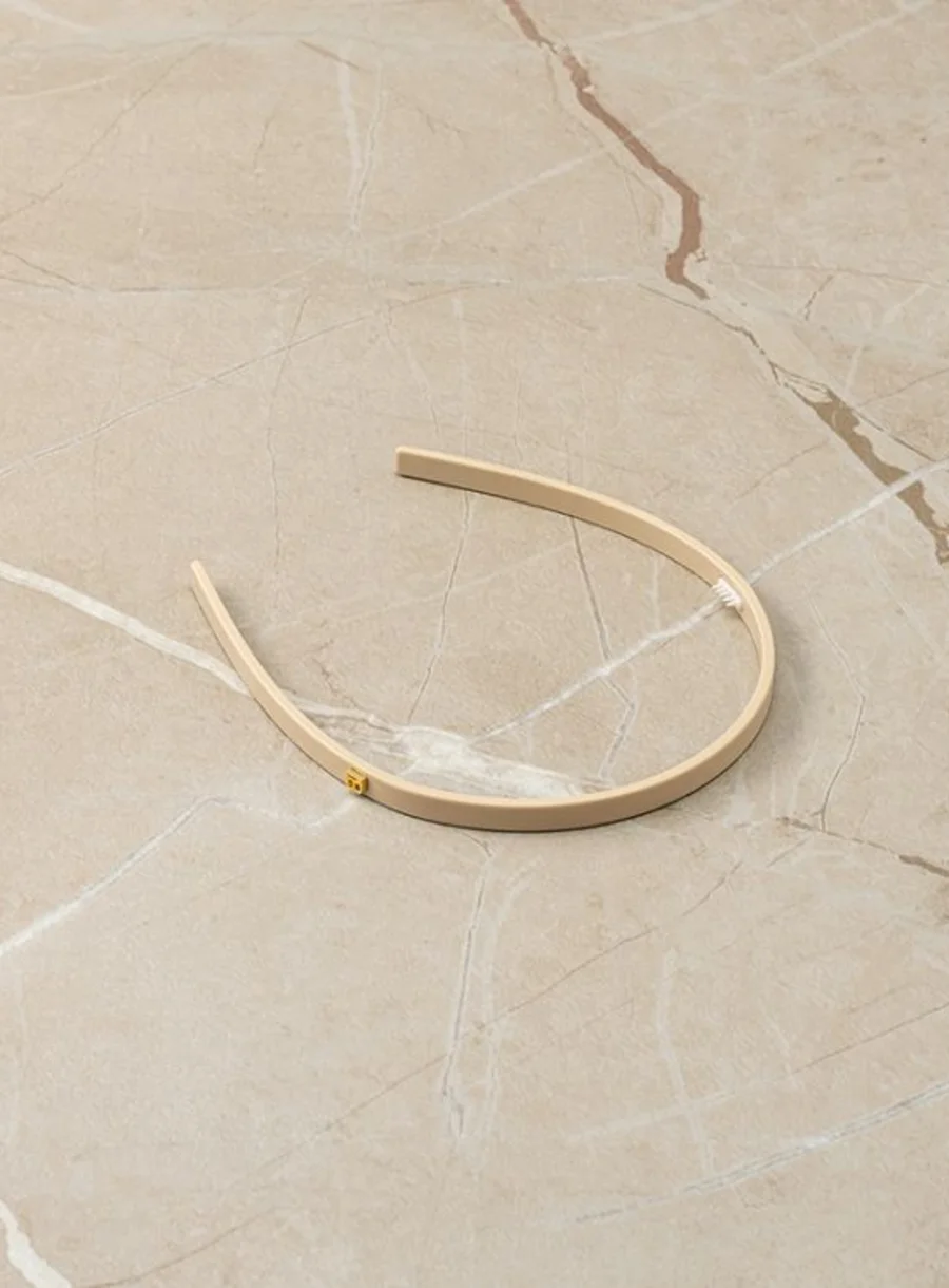 Balmain Hair Acetate Headband Small Beige – view 2