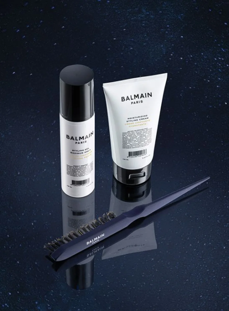 Balmain Hair Muse de la Fête Styling Set – in use