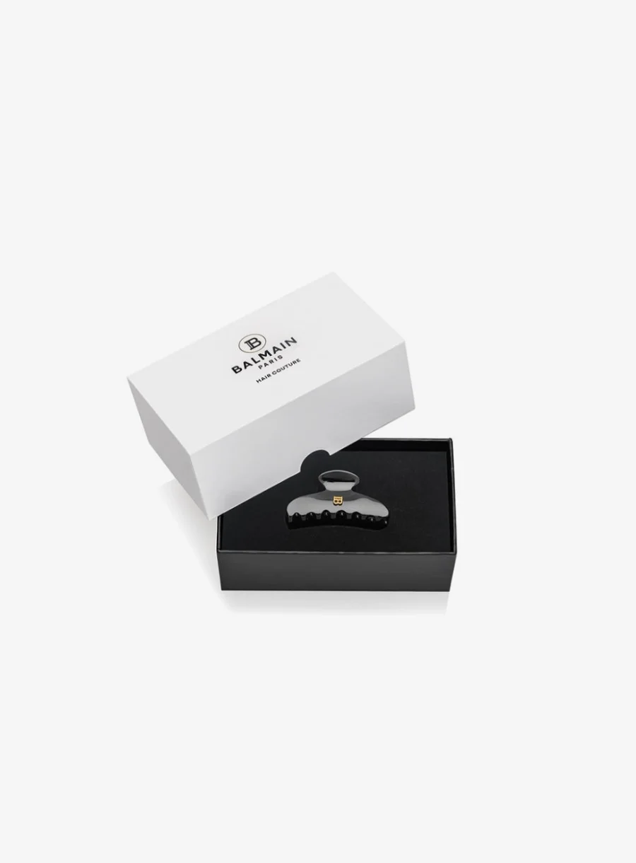 Balmain Hair Pince à Cheveux Small Black – with box