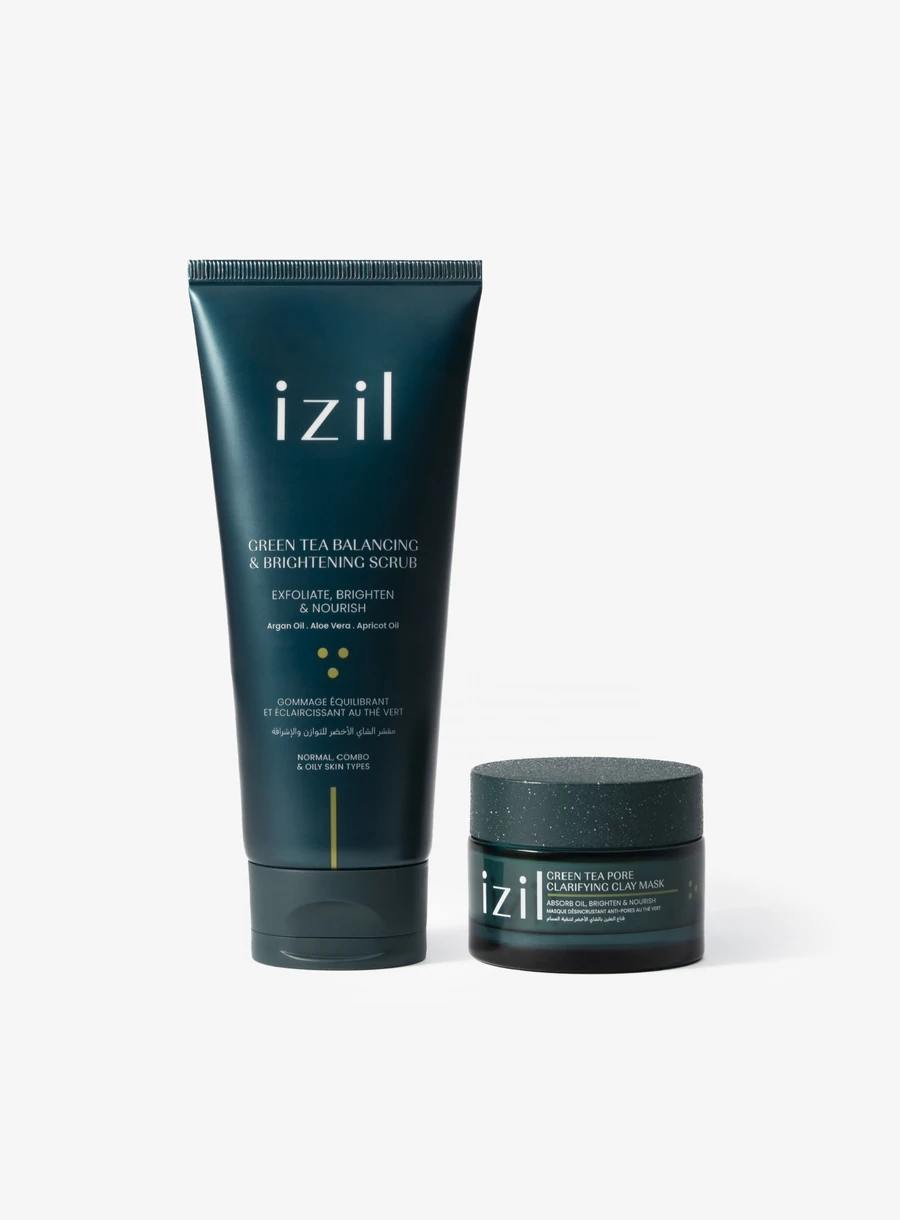 izil Green Tea Oil-Controlling Duo