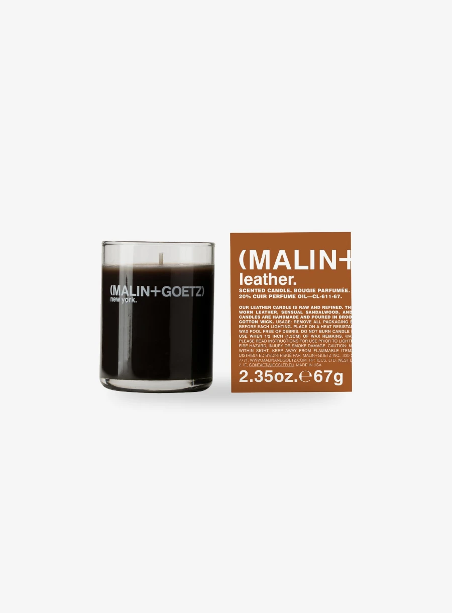 MALIN+GOETZ Leather Votive 2.35 oz glass