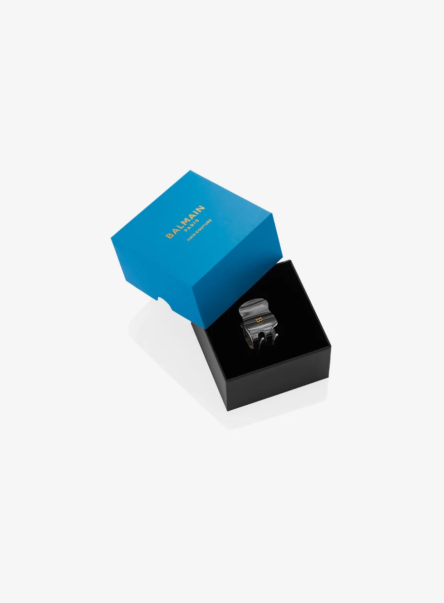 Balmain Hair Pinces à Cheveux XS Midnight Black – with box