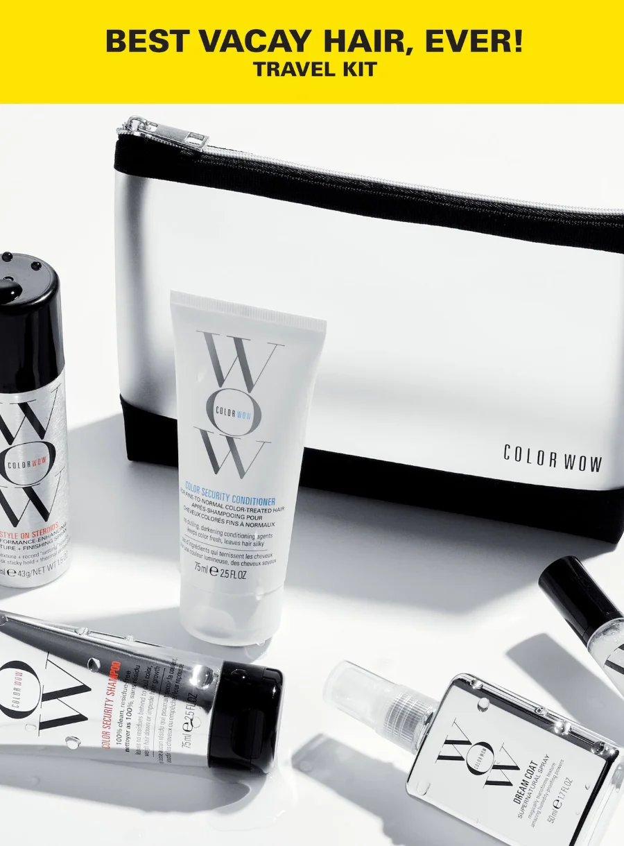 Color Wow Best Vacay Hair, Ever Travel Kit set