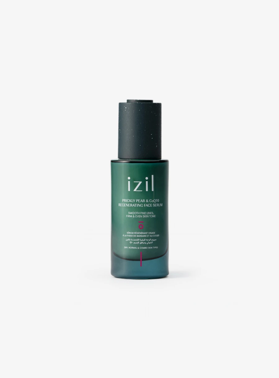 izil Prickly Pear & CoQ10 Regenerating Face Serum 30 ml bottle