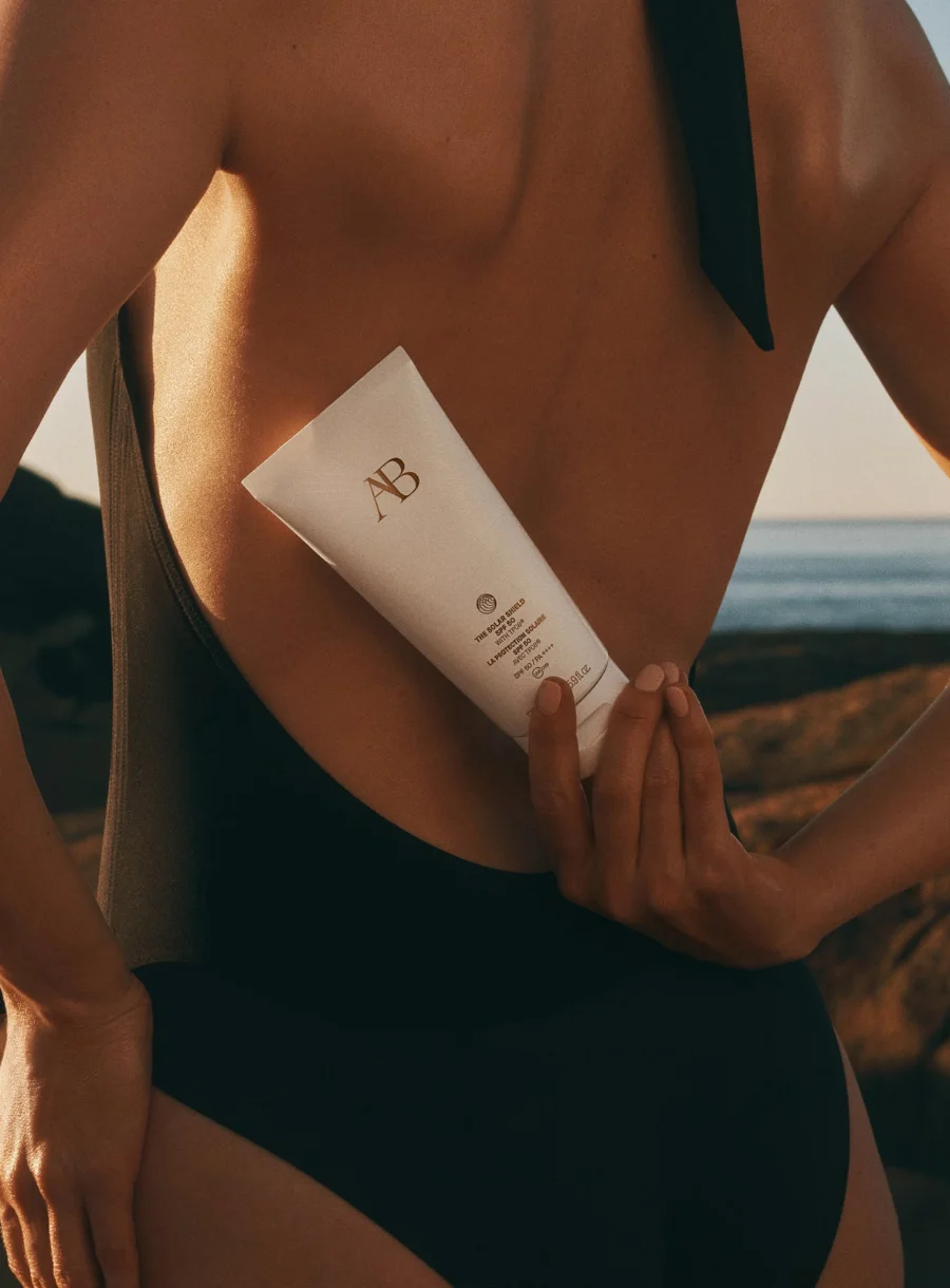 Augustinus Bader The Solar Shield SPF 50 – in use