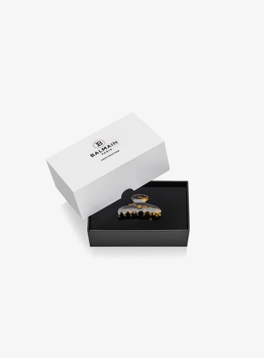 Balmain Hair Pince à Cheveux Small Tortoise – with box