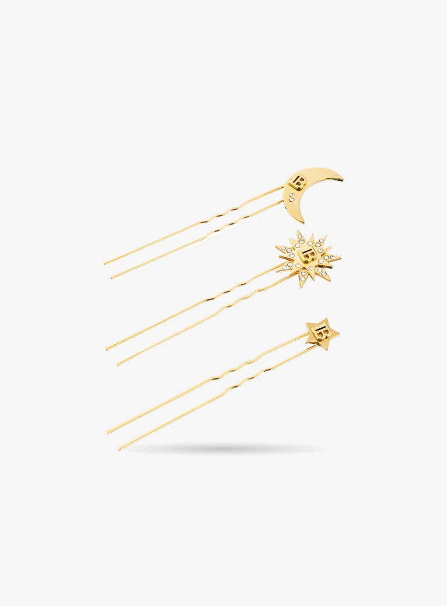 Balmain Hair Limited Edition Pin Set Gold, 3 hair pins