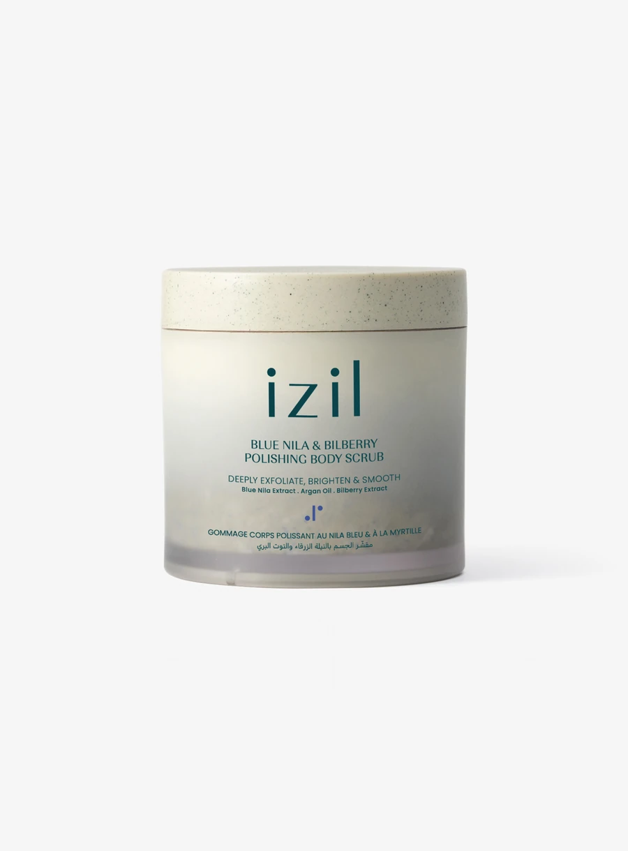 izil Blue Nila Bilberry Polishing Body Scrub 275 g jar