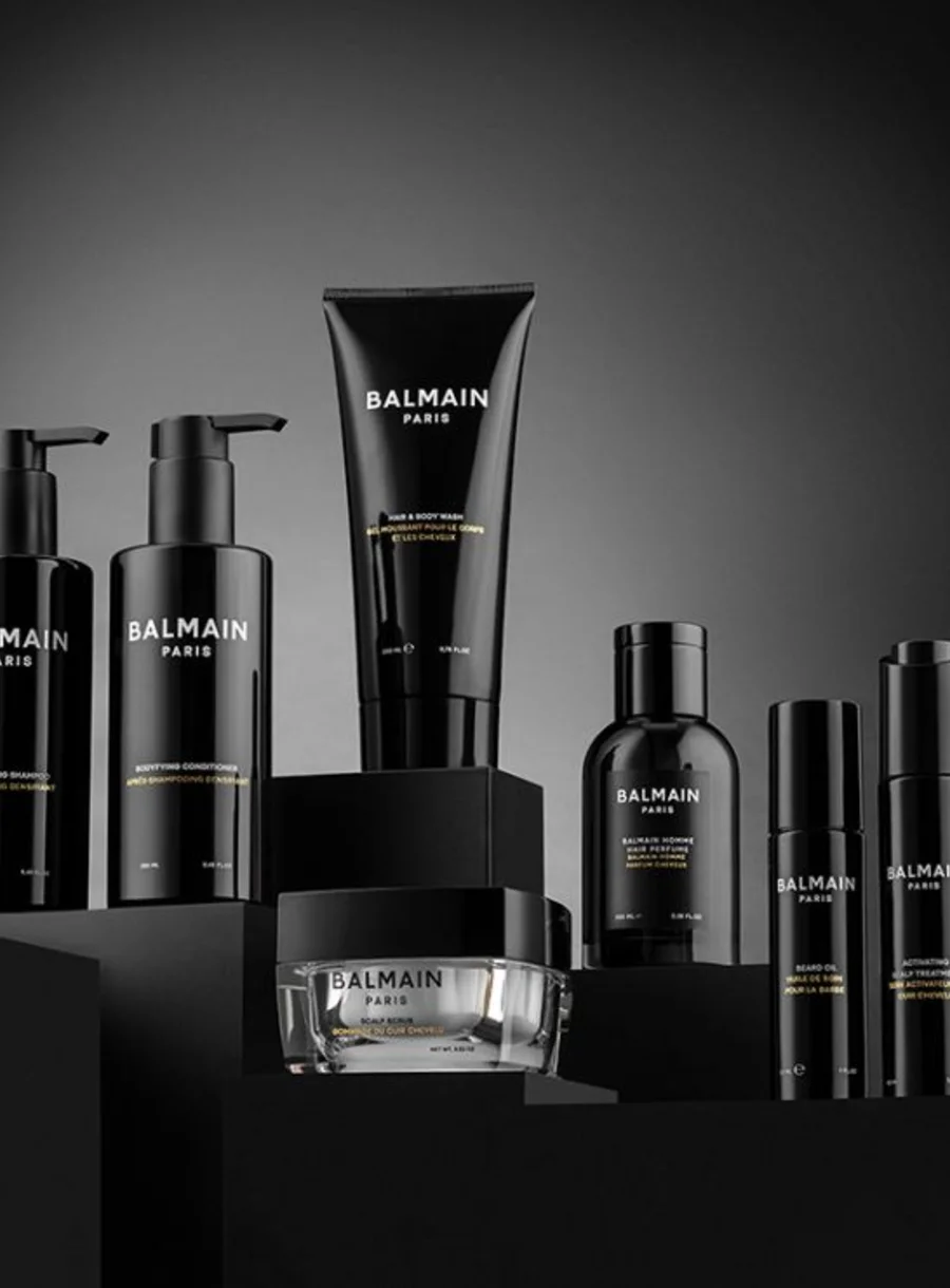 Balmain Hair Homme Activating Scalp Treatment – in use