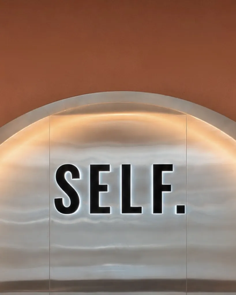 SELF. store entrance in Baghdad